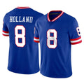 Tlead NY.Giants #8 Jevon Holland Player Royal Classic Vapor Home Game Stitched Jerseys