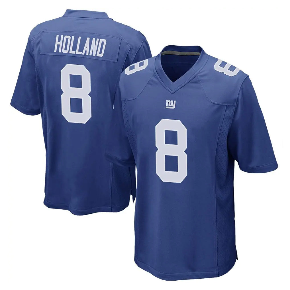 Tlead NY.Giants #8 Jevon Holland Player Royal Home Game Stitched Jerseys