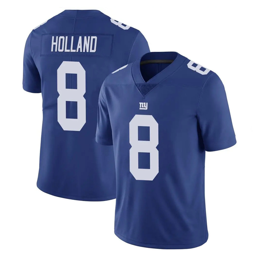 Tlead NY.Giants #8 Jevon Holland Player Royal Limited Vapor Untouchable Home Game Stitched Jerseys