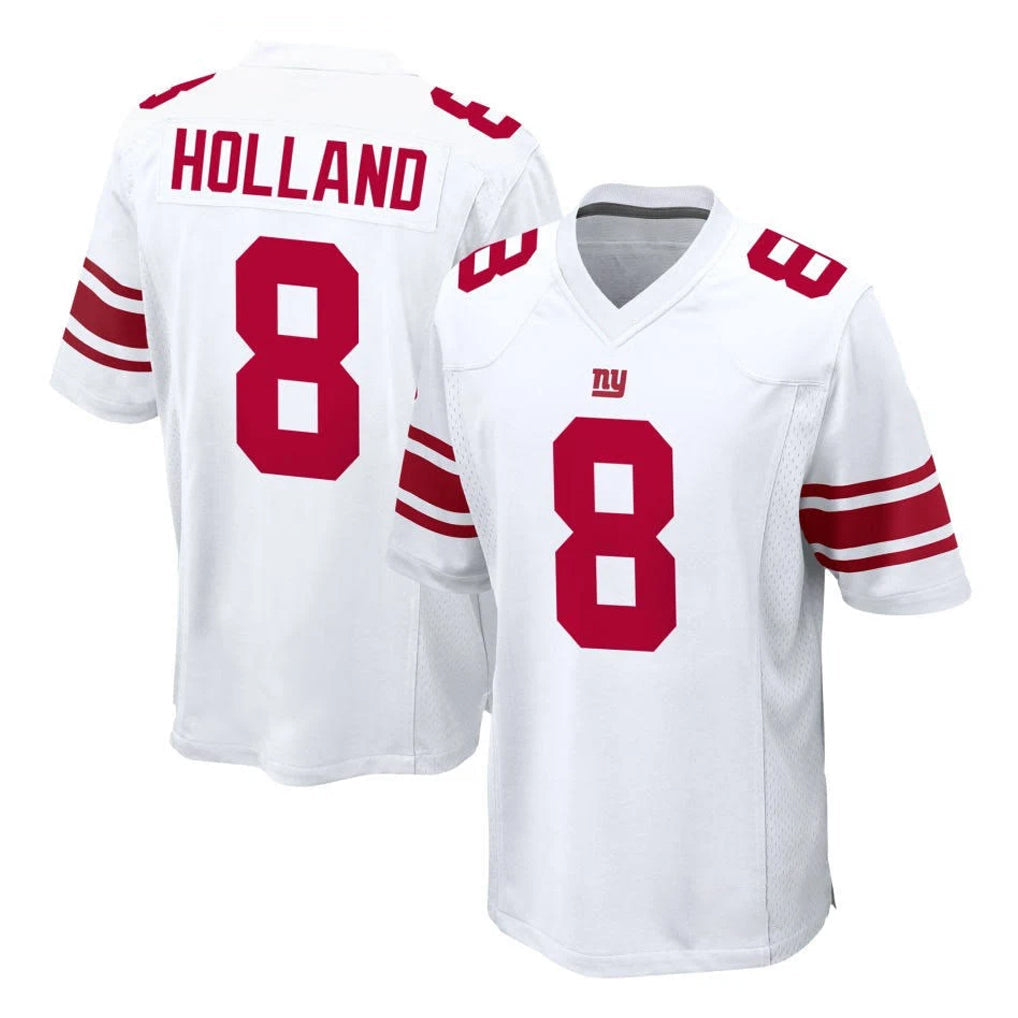 Tlead NY.Giants #8 Jevon Holland Player White Home Game Stitched Jerseys