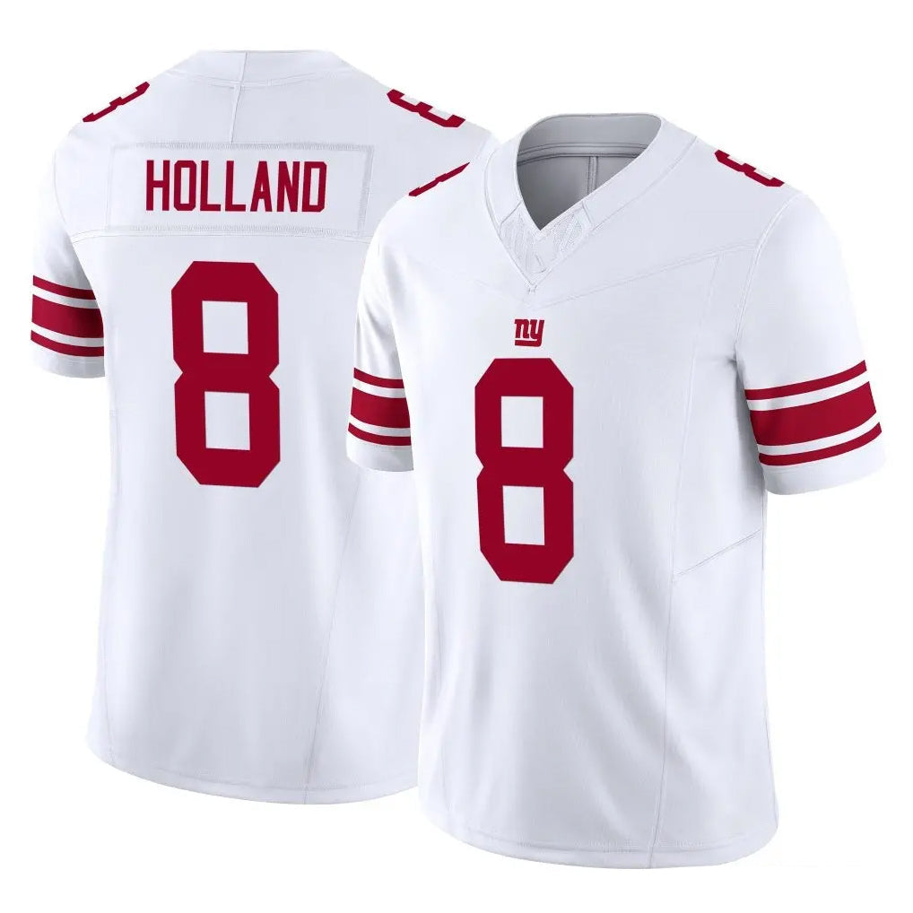 Tlead NY.Giants #8 Jevon Holland Player White Limited Vapor F.U.S.E. Home Game Stitched Jerseys