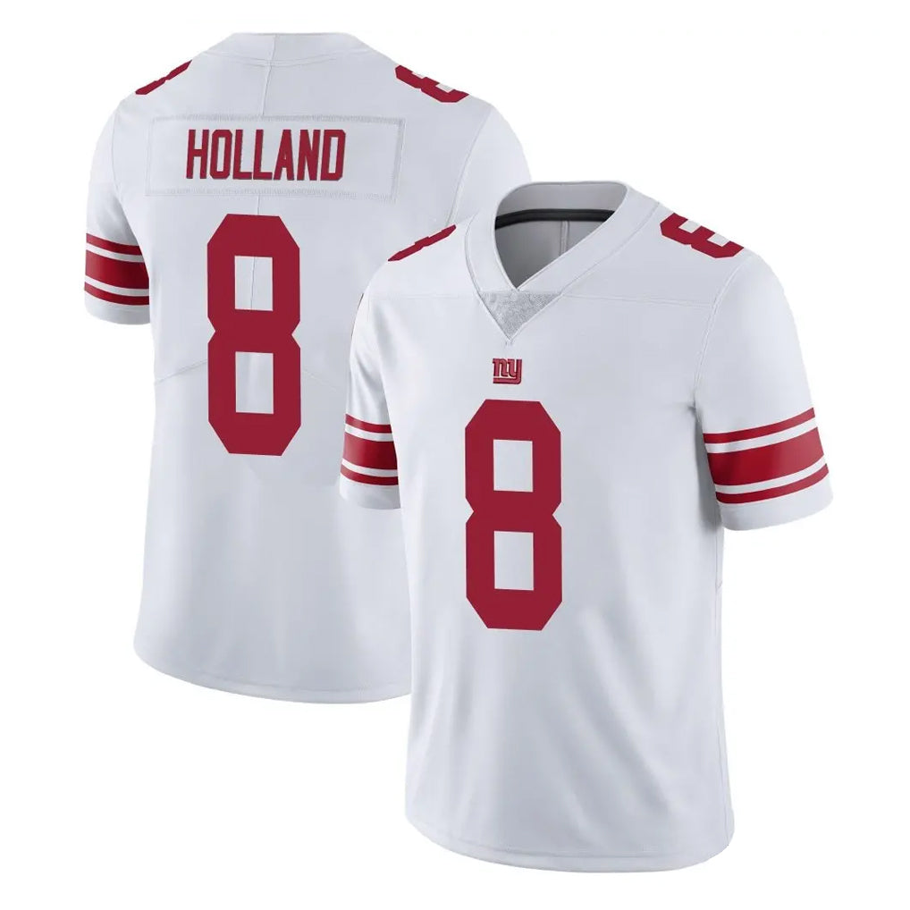 Tlead NY.Giants #8 Jevon Holland Player White Limited Vapor Untouchable Home Game Stitched Jerseys
