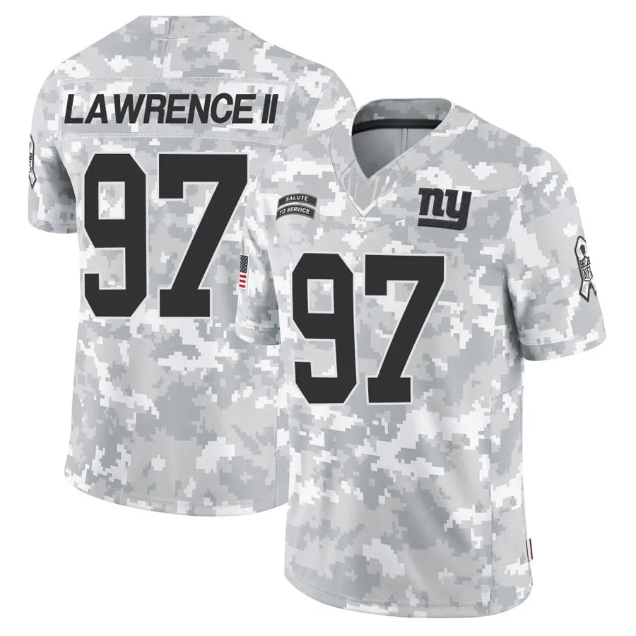 Tlead NY.Giants #97 Dexter Lawrence II Player Arctic Camo Salute to Service Limited Stitched Jerseys