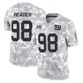 Tlead NY.Giants #98 DJ Reader Player Arctic Camo Salute To Service Limited Game Stitched Jerseys