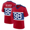 Tlead NY.Giants #98 DJ Reader Player Red Century Home Game Stitched Jerseys