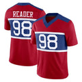 Tlead NY.Giants #98 DJ Reader Player Red Century Vapor F.U.S.E. Home Game Stitched Jerseys