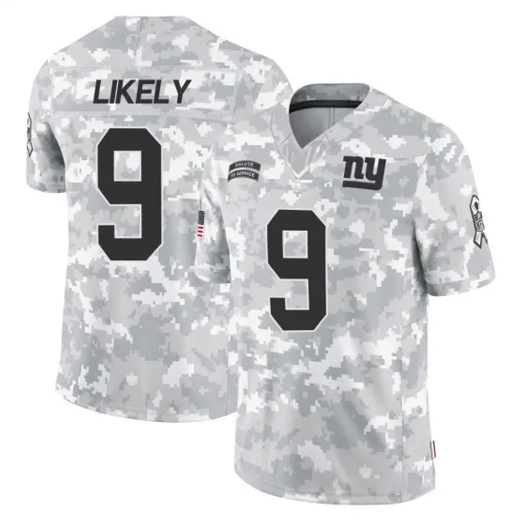 Tlead NY.Giants #9 Lsaiah Likely Player Arctic Camo Salute To Service Limited Game Stitched Jerseys
