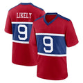Tlead NY.Giants #9 Lsaiah Likely Player Red Century Home Game Stitched Jerseys