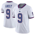 Tlead NY.Giants #9 Lsaiah Likely Player White Color Rush Home Game Stitched Jerseys