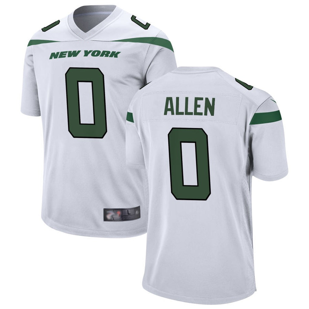 Tlead NY.Jets #0 Braelon Allen Player White Game Stitched Jerseys