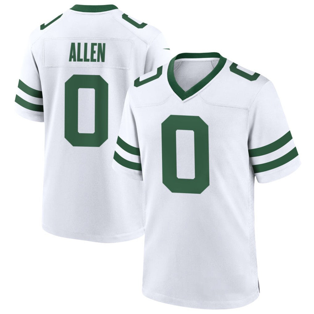 Tlead NY.Jets #0 Braelon Allen Player White Home Game Stitched Jerseys