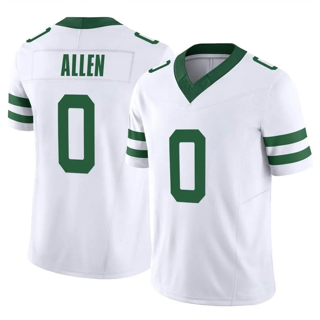 Tlead NY.Jets #0 Braelon Allen Player White Vapor F.U.S.E. Limited Stitched Jerseys