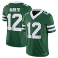 Tlead NY.Jets #12 Joe Namath Legacy Green Vapor F.U.S.E. Limited Jersey Stitched American Stitched Jerseys