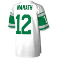 Tlead NY.Jets #12 Joe Namath Mitchell & Ness White Legacy Replica Jersey