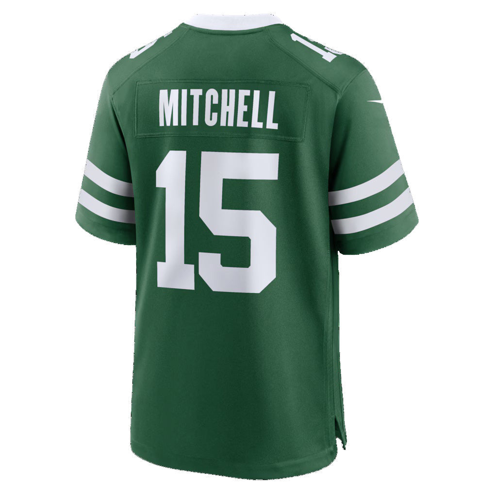 Tlead NY.Jets #15 Adonai Mitchell Legacy Green Team Game Stitched Jerseys