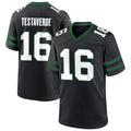 Tlead NY.Jets #16 Vinny Testaverde Player Black Home Game Stitched Jerseys