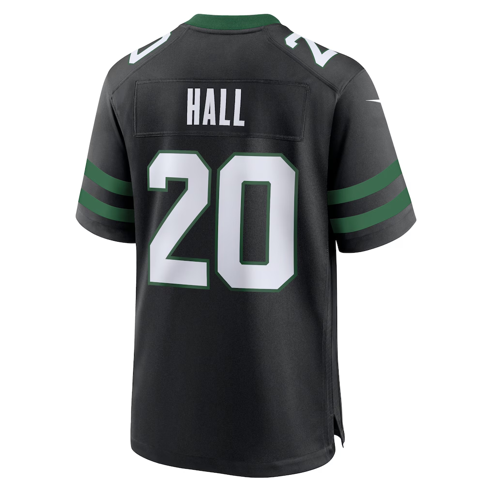 Tlead NY.Jets #20 Breece Hall Legacy Black Alternate Game Stitched Jerseys