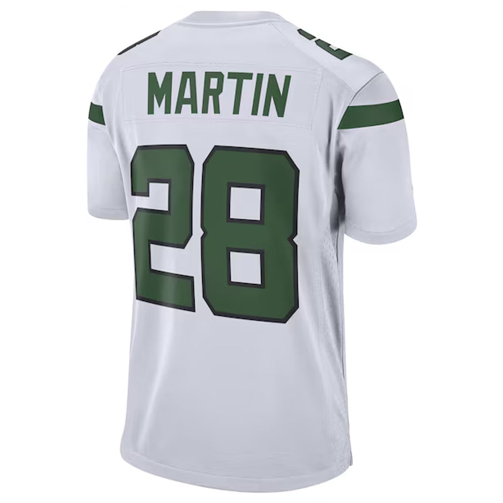 Tlead NY.Jets #28 Curtis Martin Player White Game Stitched Jerseys