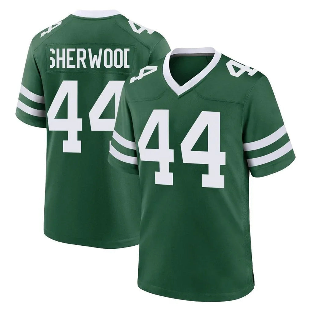 Tlead NY.Jets #44 Jamien Sherwood Player Green Legacy Home Game Stitched Jerseys