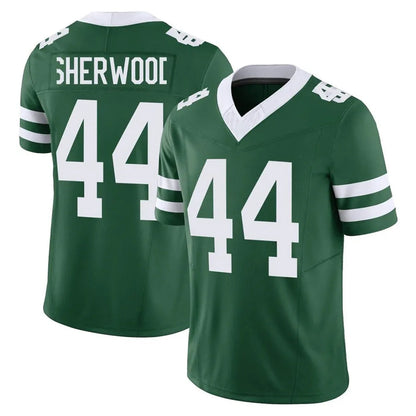 Tlead NY.Jets #44 Jamien Sherwood Player Green Legacy Limited Vapor F.U.S.E. Home Game Stitched Jerseys