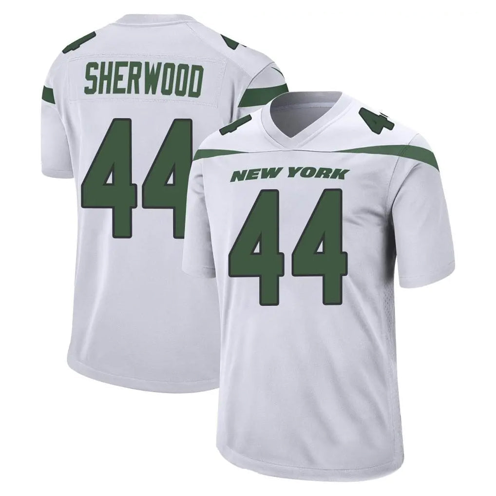 Tlead NY.Jets #44 Jamien Sherwood Player White Spotlight Home Game Stitched Jerseys