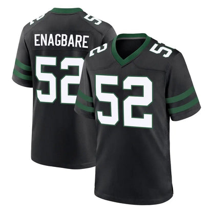 Tlead NY.Jets #52 Kingsley Enagbare Player Black Legacy Home Game Stitched Jerseys