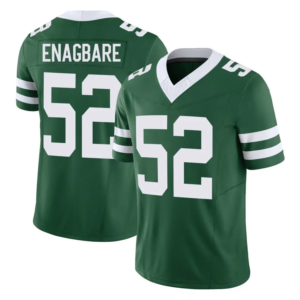 Tlead NY.Jets #52 Kingsley Enagbare Player Green Legacy Limited Vapor F.U.S.E. Home Game Stitched Jerseys