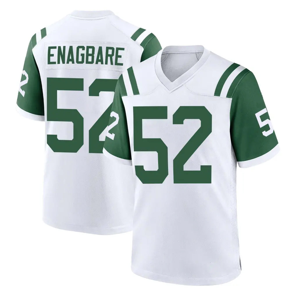 Tlead NY.Jets #52 Kingsley Enagbare Player White Classic Home Game Stitched Jerseys