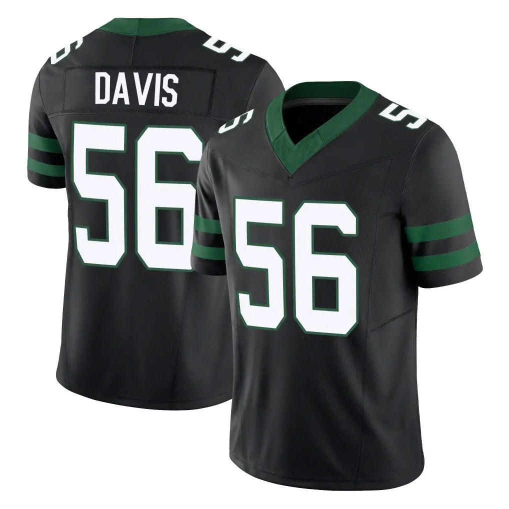 Tlead NY.Jets #56 Demario Davis Player Black Limited Legacy Vapor F.U.S.E. Home Game Stitched Jerseys