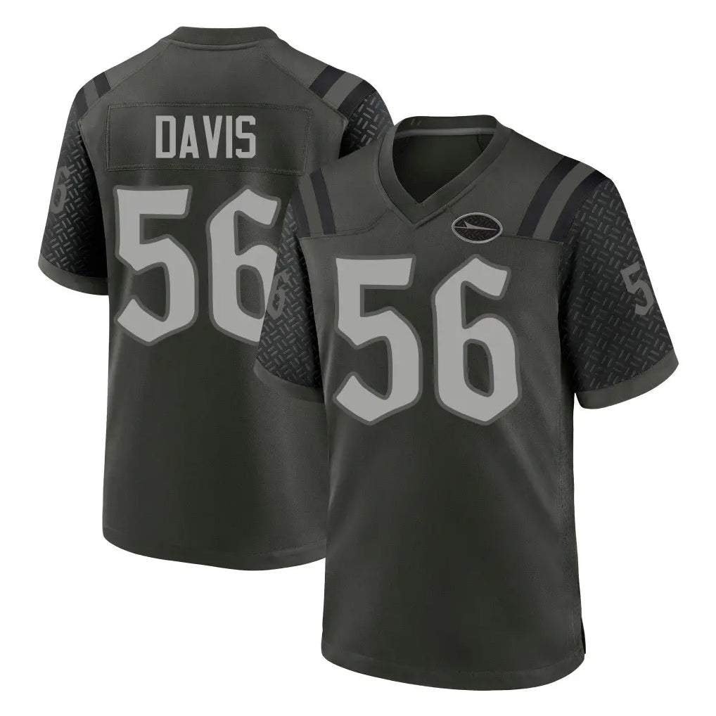 Tlead NY.Jets #56 Demario Davis Player Green 2025 Rivalries Collection Home Game Stitched Jerseys