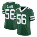 Tlead NY.Jets #56 Demario Davis Player Green Legacy Limited Vapor F.U.S.E. Home Game Stitched Jerseys