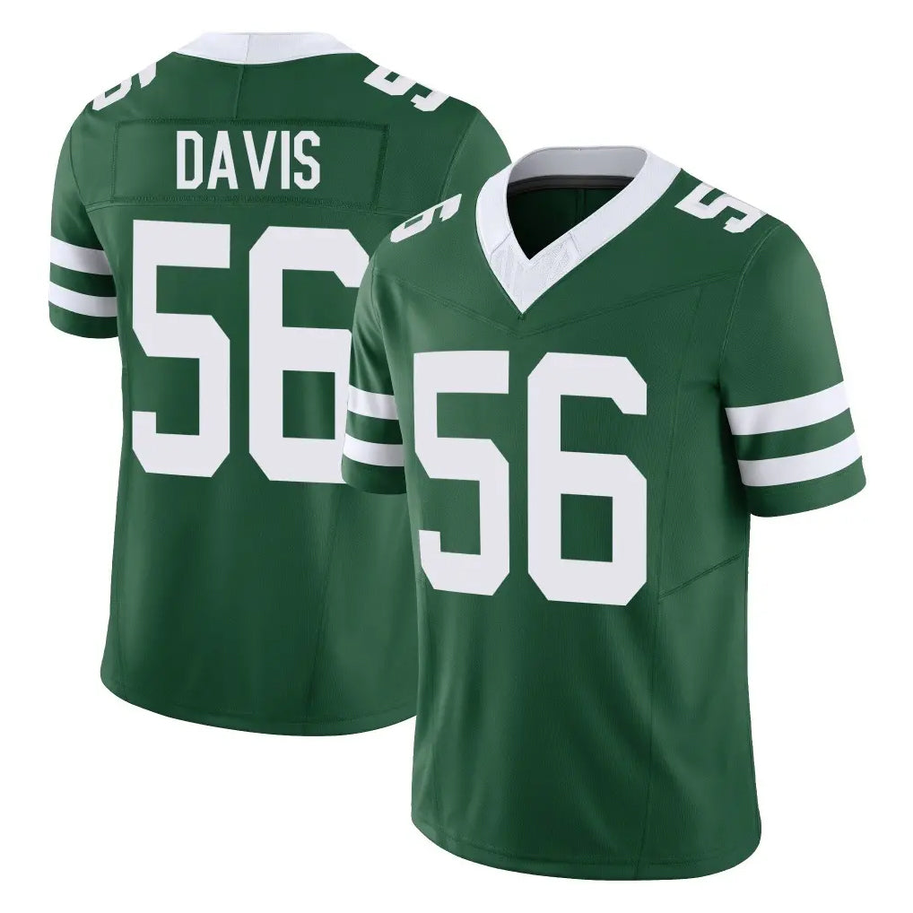 Tlead NY.Jets #56 Demario Davis Player Green Legacy Limited Vapor F.U.S.E. Home Game Stitched Jerseys