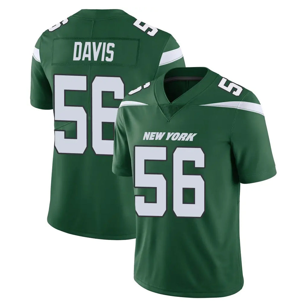 Tlead NY.Jets #56 Demario Davis Player Green Limited Vapor Home Game Stitched Jerseys