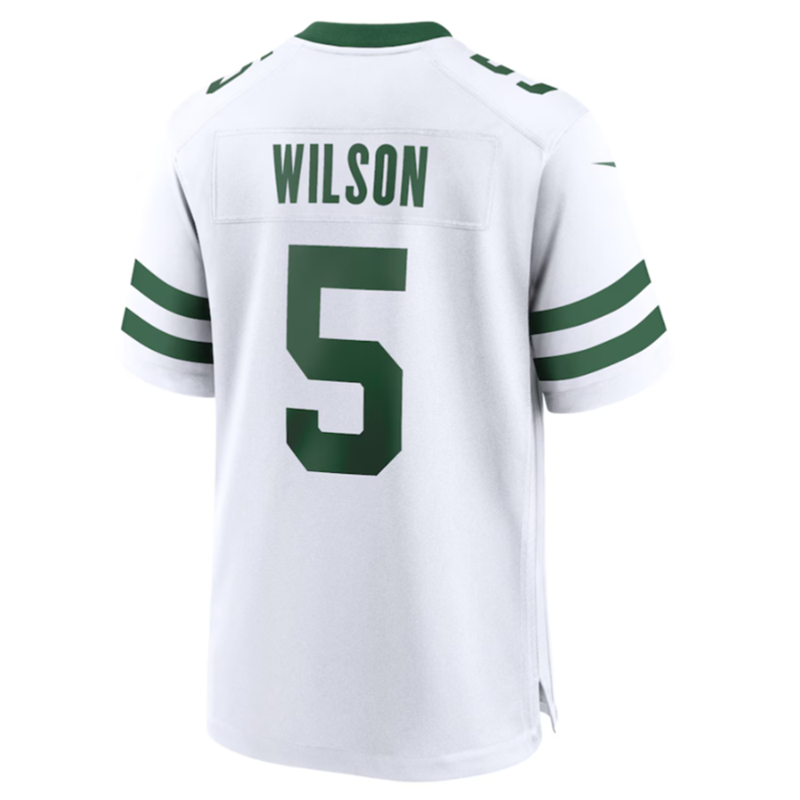 Tlead NY.Jets #5 Garrett Wilson Legacy White Game Jersey Stitched American Stitched Jerseys
