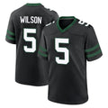 Tlead NY.Jets #5 Garrett Wilson Player Black Legacy Home Game Stitched Jerseys