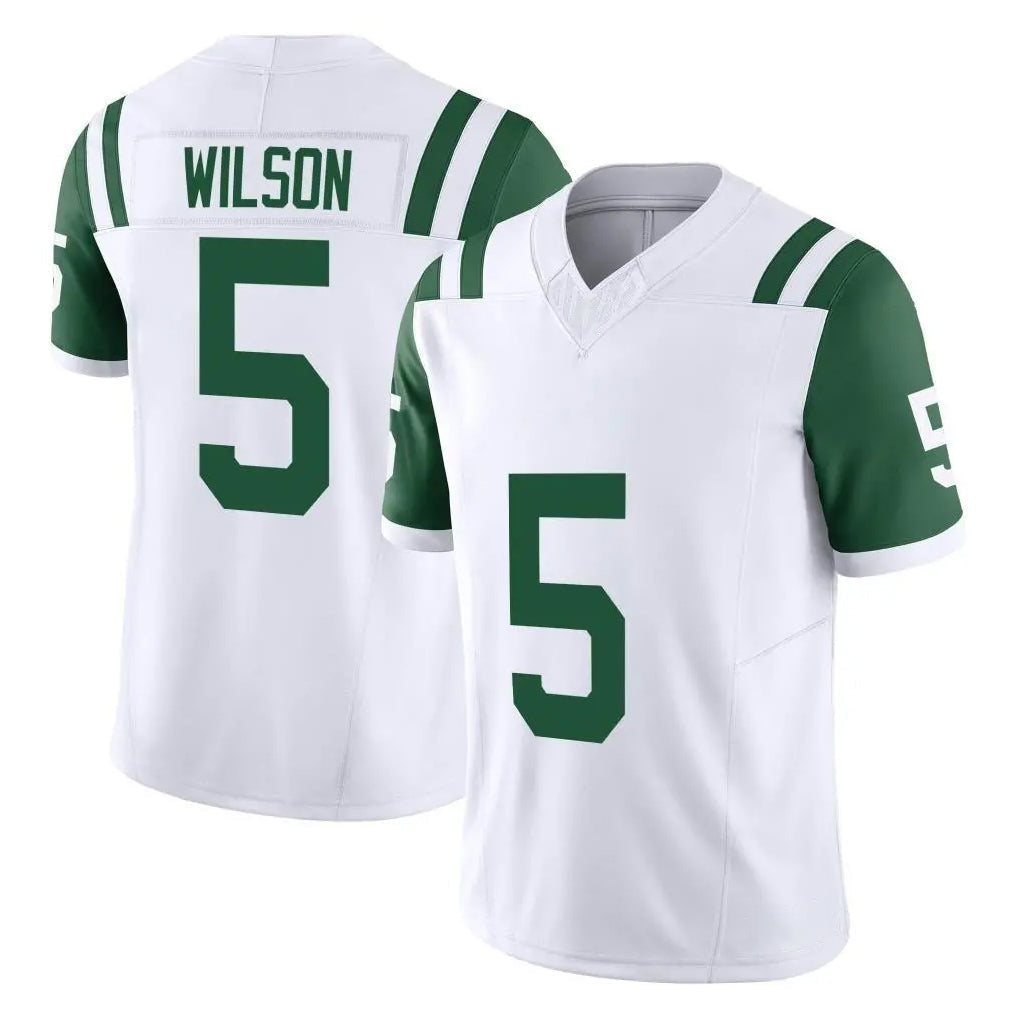 Tlead NY.Jets #5 Garrett Wilson Player White Limited Classic Vapor F.U.S.E. Home Game Stitched Jerseys