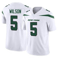 Tlead NY.Jets #5 Garrett Wilson Player White Limited Vapor F.U.S.E. Home Game Stitched Jerseys