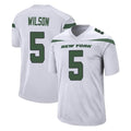 Tlead NY.Jets #5 Garrett Wilson Player White Spotlight Home Game Stitched Jerseys