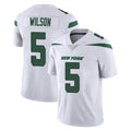 Tlead NY.Jets #5 Garrett Wilson Player White Spotlight Limited Vapor Home Game Stitched Jerseys