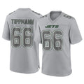 Tlead NY.Jets #66 Joe Tippmann Player Gray Limited Atmosphere Fashion Home Game Stitched Jerseys