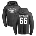 Tlead NY.Jets #66 Joe Tippmann Player Gray Pullover Hoodies Limited Game Stitched Jerseys