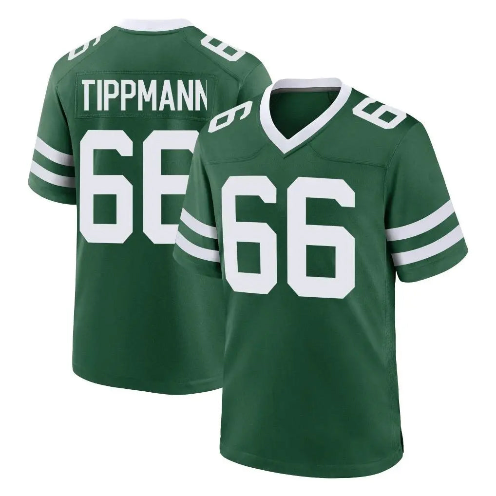 Tlead NY.Jets #66 Joe Tippmann Player Green Legacy Home Game Stitched Jerseys