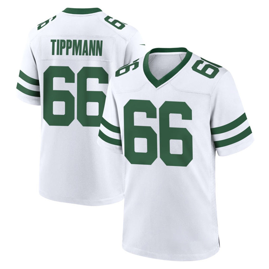 Tlead NY.Jets #66 Joe Tippmann Player White Legacy Home Game Stitched Jerseys