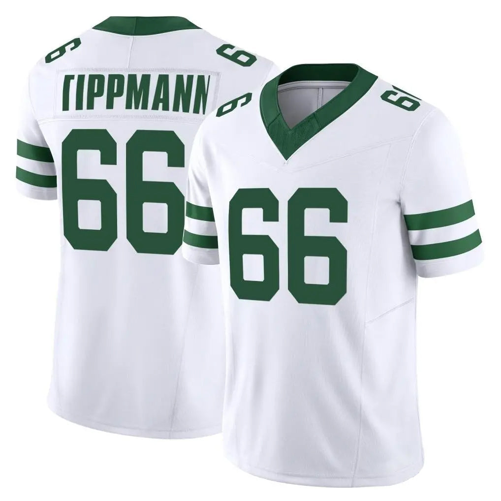 Tlead NY.Jets #66 Joe Tippmann Player White Legacy Limited Vapor F.U.S.E. Home Game Stitched Jerseys