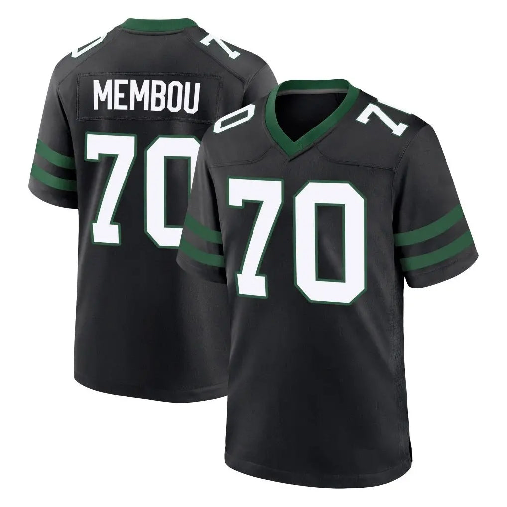 Tlead NY.Jets #70 Armand Membou Player Black Legacy Home Game Stitched Jerseys