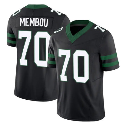Tlead NY.Jets #70 Armand Membou Player Black Limited Legacy Vapor F.U.S.E. Home Game Stitched Jerseys