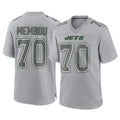 Tlead NY.Jets #70 Armand Membou Player Gray Limited Atmosphere Fashion Home Game Stitched Jerseys