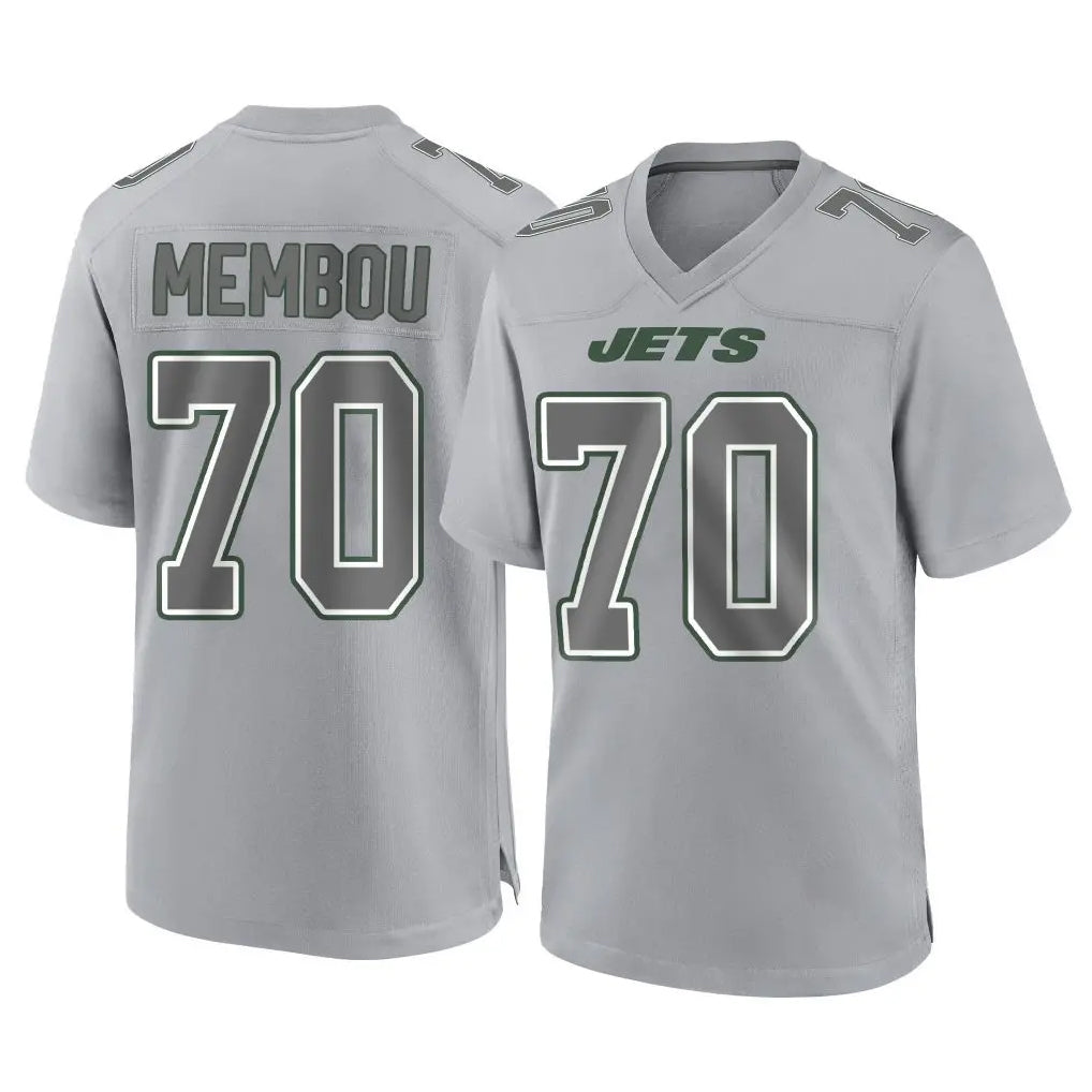 Tlead NY.Jets #70 Armand Membou Player Gray Limited Atmosphere Fashion Home Game Stitched Jerseys