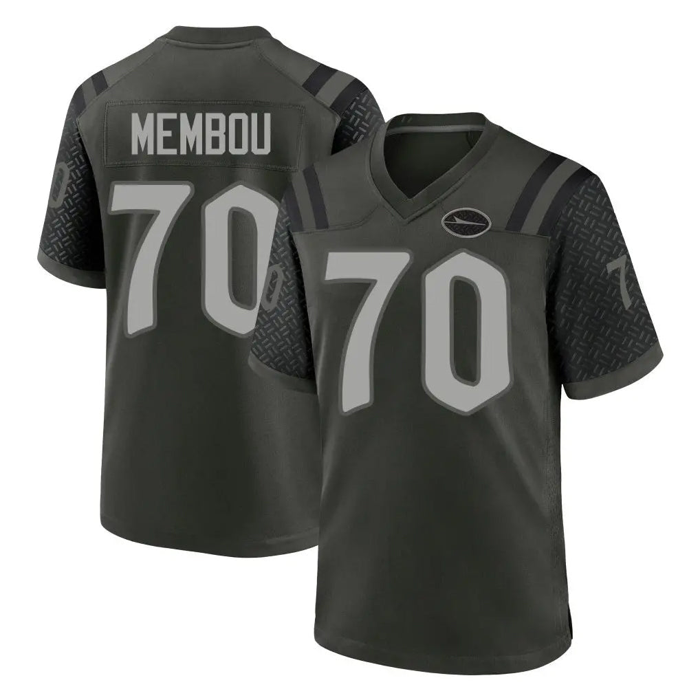 Tlead NY.Jets #70 Armand Membou Player Green 2025 Rivalries Collection Home Game Stitched Jerseys