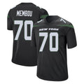 Tlead NY.Jets #70 Armand Membou Player Stealth Black Home Game Stitched Jerseys